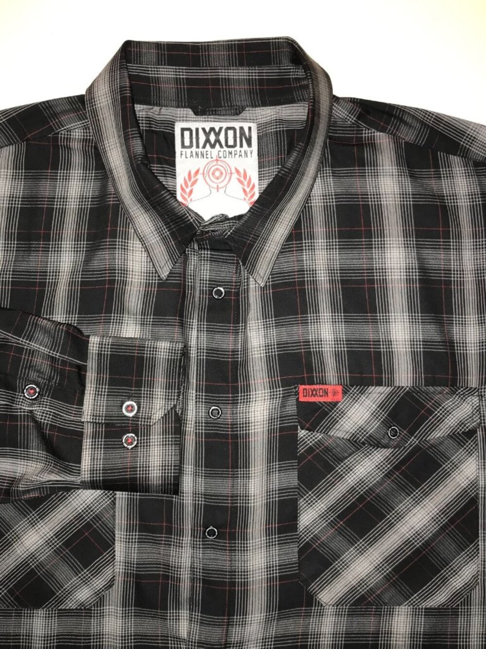 Men's Dixxon Flannel Co. The Crosshair Long Sleeve Bamboo Button Shirt-Size: 5X